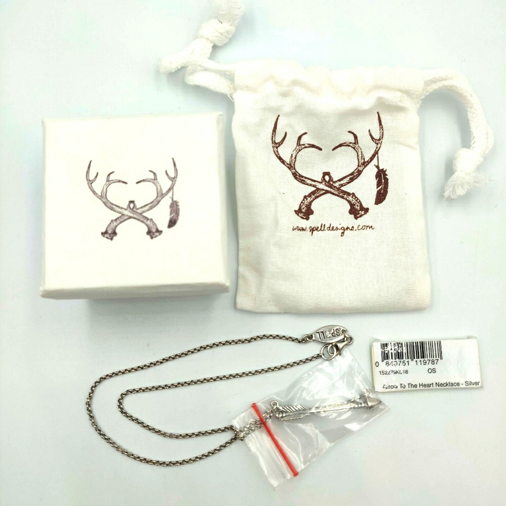*SOLD OUT**SPELL Arrow to Heart Necklace Sterling